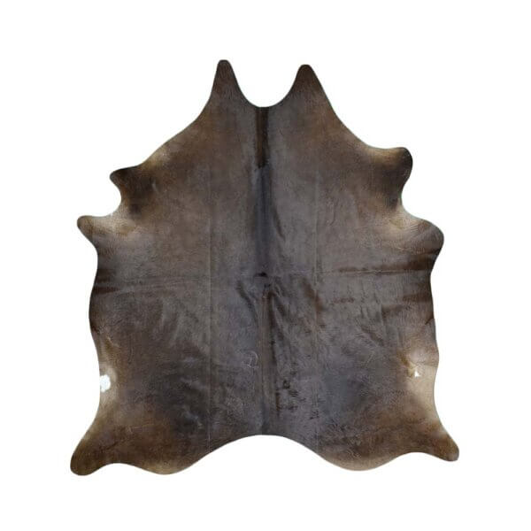 Cuero Vacuno Cafe / Negro Large 2,15m x 2,30m