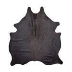 Cuero Vacuno Cafe / Negro Large 1,90m x 2,00m