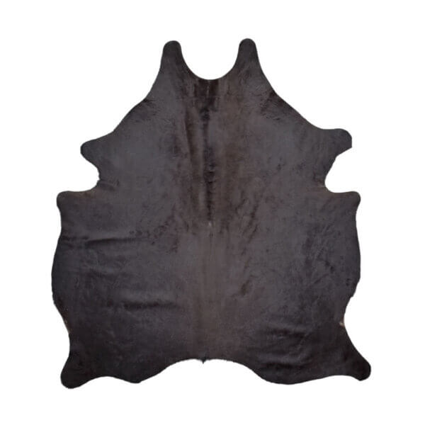 Cuero Vacuno Cafe / Negro Large 1,90m x 2,00m