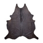 Cuero Vacuno Cafe / Negro Large 1,85m x 1,95m