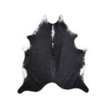 Cuero Vacuno Blanco y Negro Large  - 1,90m x 2,10m