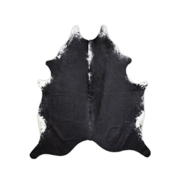 Cuero Vacuno Blanco y Negro Large  - 1,90m x 2,10m
