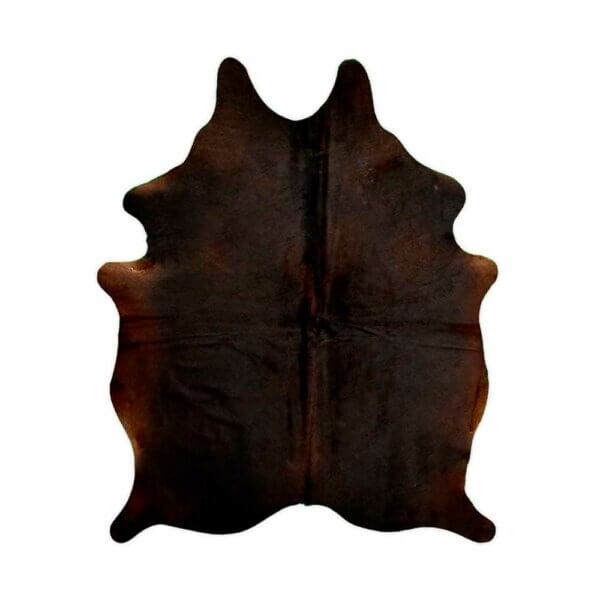 Cuero Vacuno Cafe / Negro Medium  - 	1,45m x 1,80m