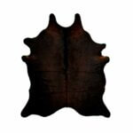Cuero Vacuno Cafe / Negro Medium - 1,55m x 1,80m