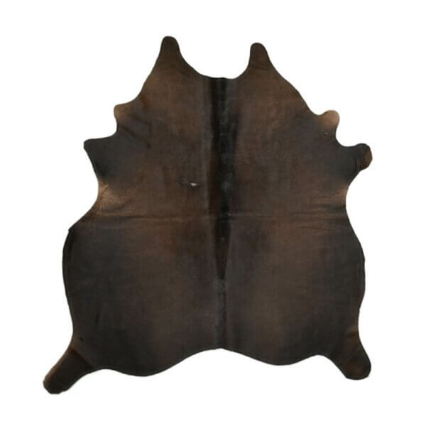 Cuero Vacuno Cafe / Negro Medium  - 	1,60m x 1,70m