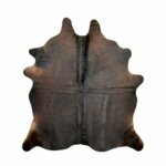 Cuero Vacuno Cafe / Negro Medium  - 1,50m x 1,70m