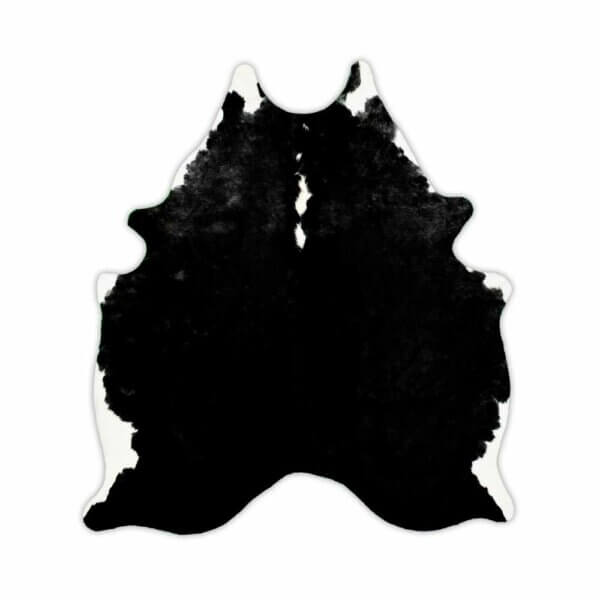 Cuero Vacuno Blanco y Negro Medium - 1,70m x 1,95m