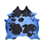 Cuero Vacuno Holando Teñido Azul Large - SALE - 1,80m x 1,95m