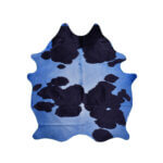 Cuero Vacuno Holando Teñido Azul Large - SALE - 1,45m x 1,95m