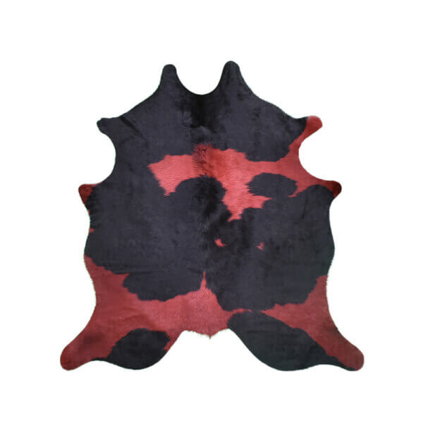 Cuero Vacuno Holando Teñido Rojo Large -  SALE - 1,65m x 1,70m