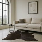 Cuero Vacuno Cafe / Negro Medium  - 1,50m x 1,70m - Imagen 5