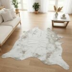 Cuero Vacuno Vintage Gris Large -	1,70m x 1,85m - Imagen 3