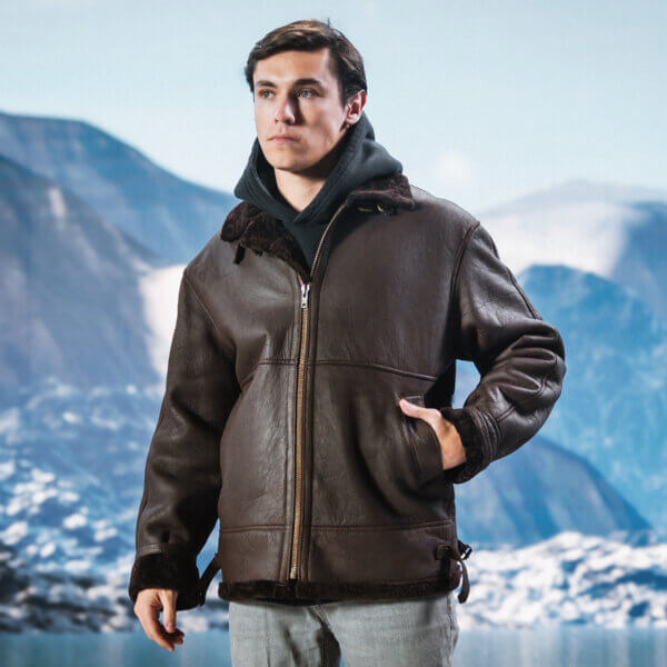 Campera Tyler Cuero de Oveja