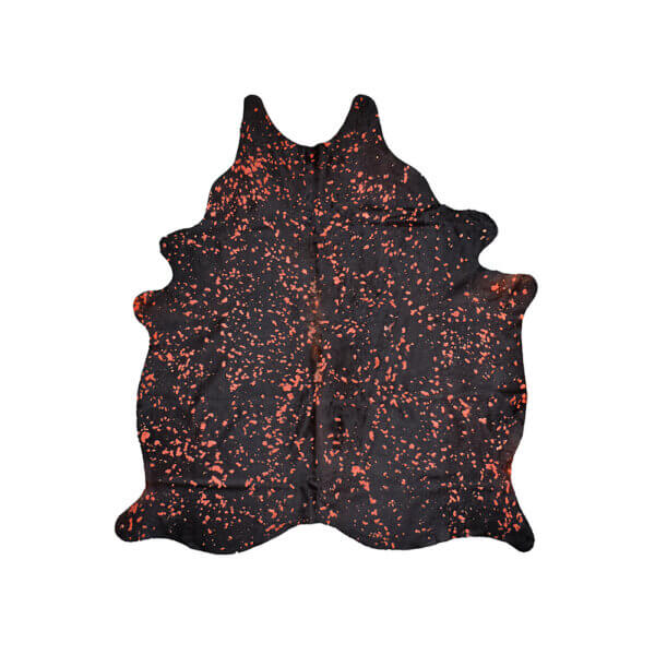 Cuero Vacuno Rain Drop Rojo Large -  SALE - 1,80m x 2,00m