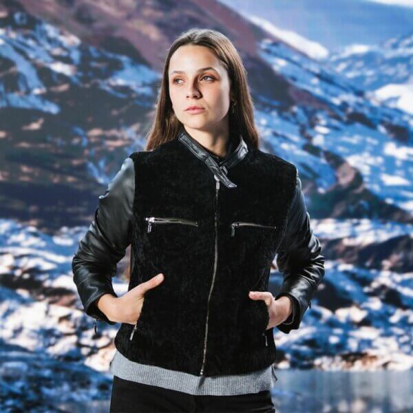 Campera Mailey Cuero de Oveja