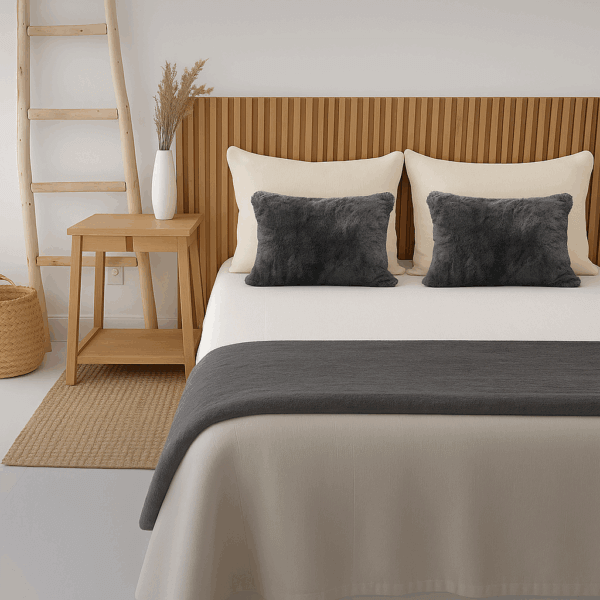 Pie de Cama 2.75 x 0.5 M Pelo corto + 2 Almohadones DE REGALO