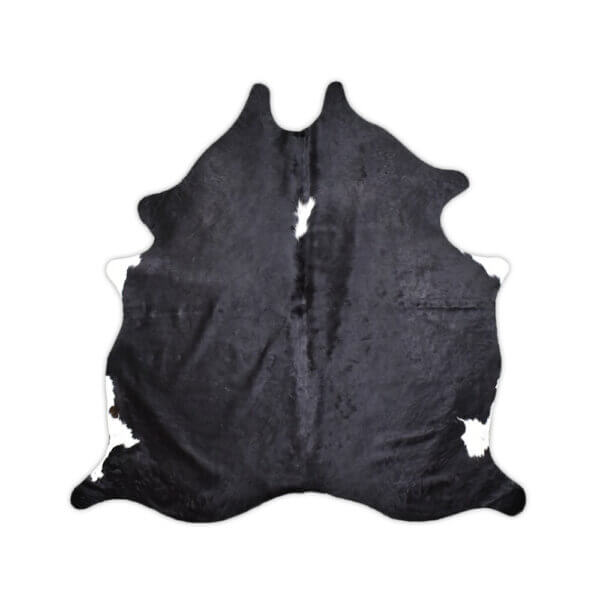 Cuero Vacuno Blanco y Negro Large - 1,95m x 2,00m