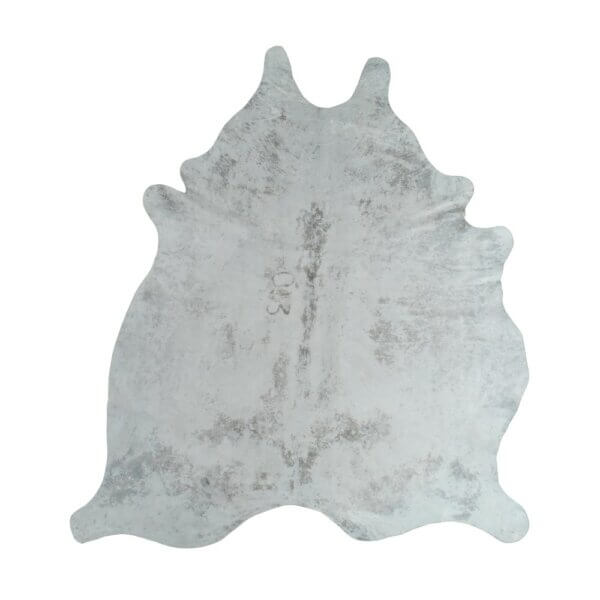 Cuero Vacuno Vintage Gris Large -	1,70m x 1,85m
